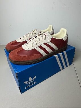 adidas Samba OG Preloved Ruby Cream Shoes